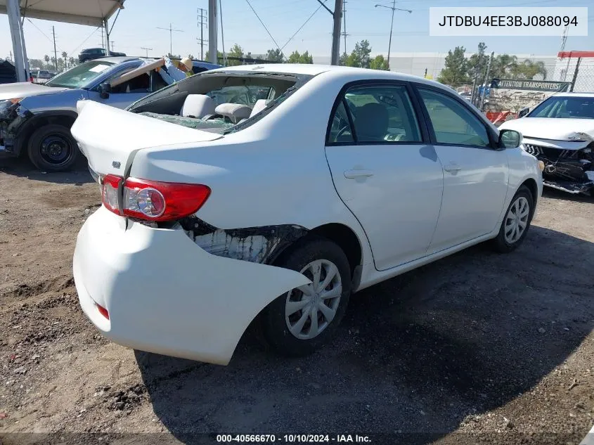 JTDBU4EE3BJ088094 2011 Toyota Corolla Le