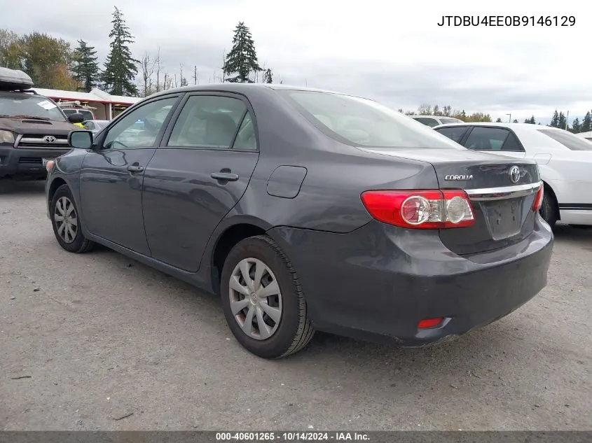 2011 Toyota Corolla Le VIN: JTDBU4EE0B9146129 Lot: 40601265