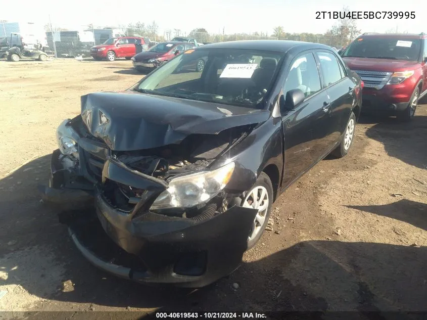 2011 Toyota Corolla Le VIN: 2T1BU4EE5BC739995 Lot: 40619543