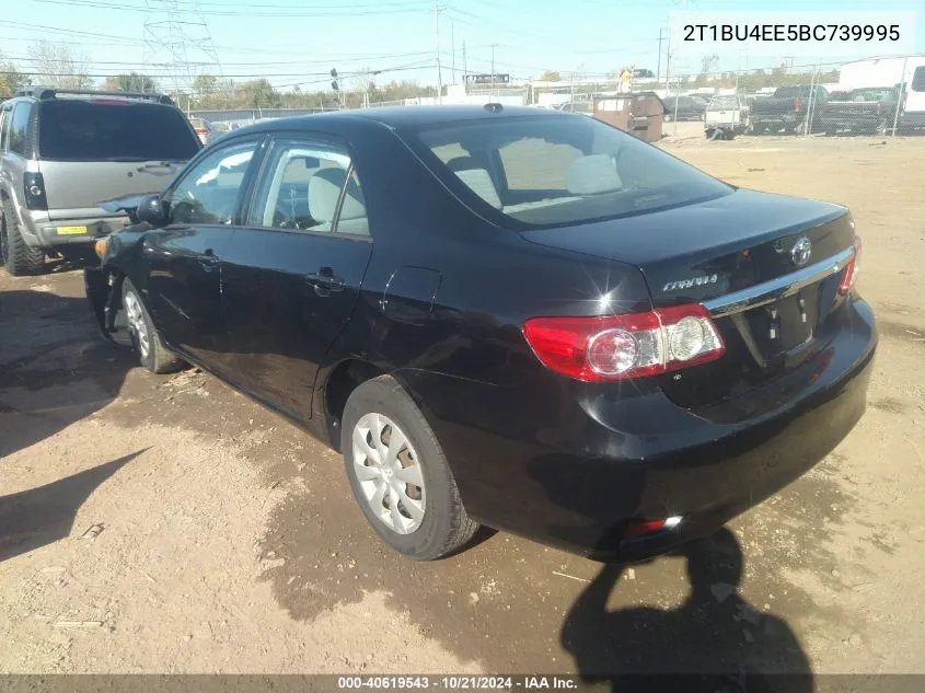 2011 Toyota Corolla Le VIN: 2T1BU4EE5BC739995 Lot: 40619543