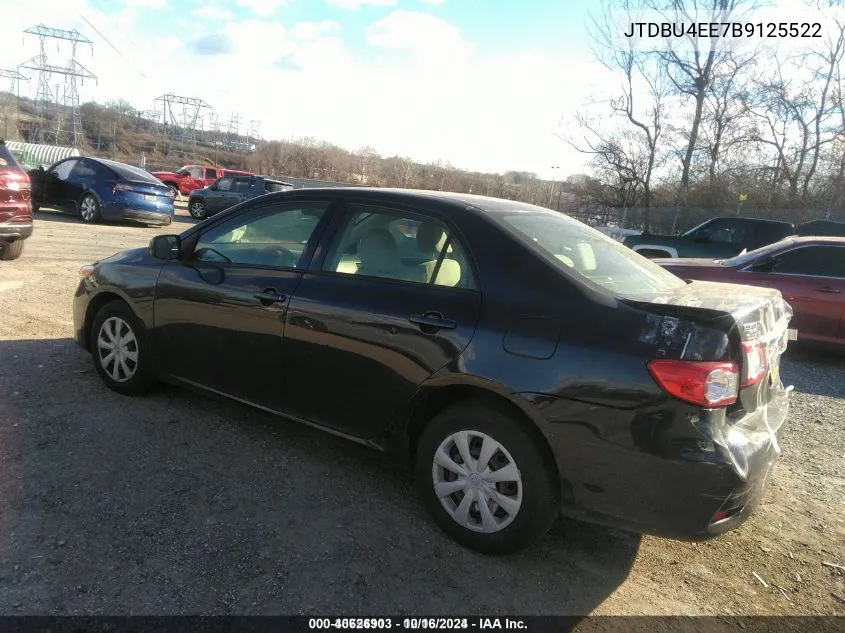 2011 Toyota Corolla Le VIN: JTDBU4EE7B9125522 Lot: 40626903