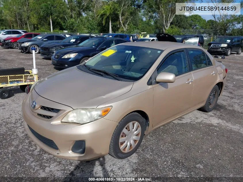 2011 Toyota Corolla Le VIN: JTDBU4EE5B9144859 Lot: 40661883