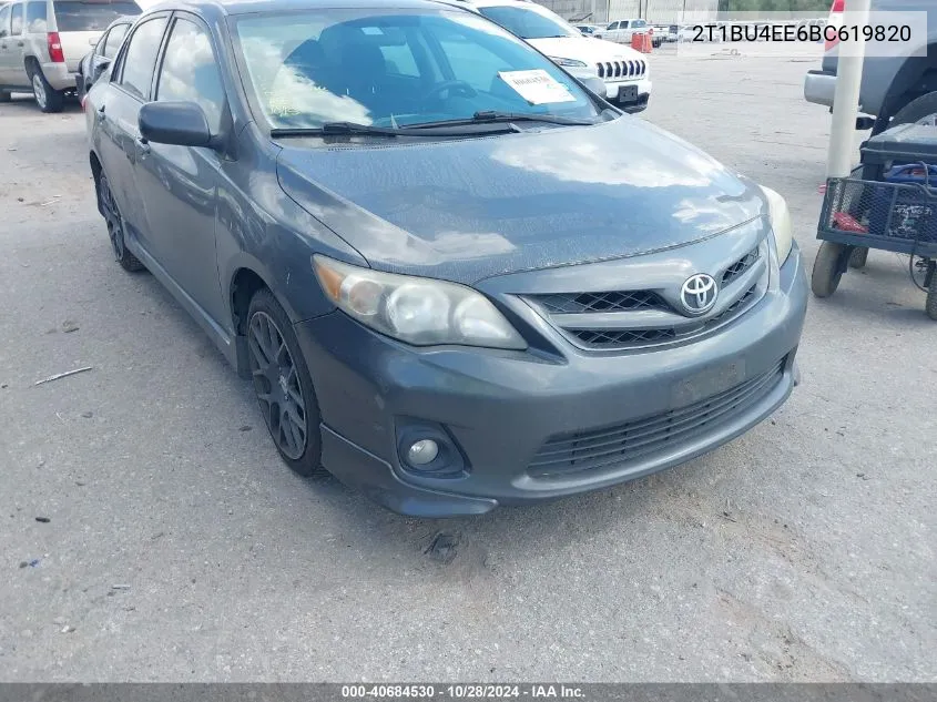 2T1BU4EE6BC619820 2011 Toyota Corolla S