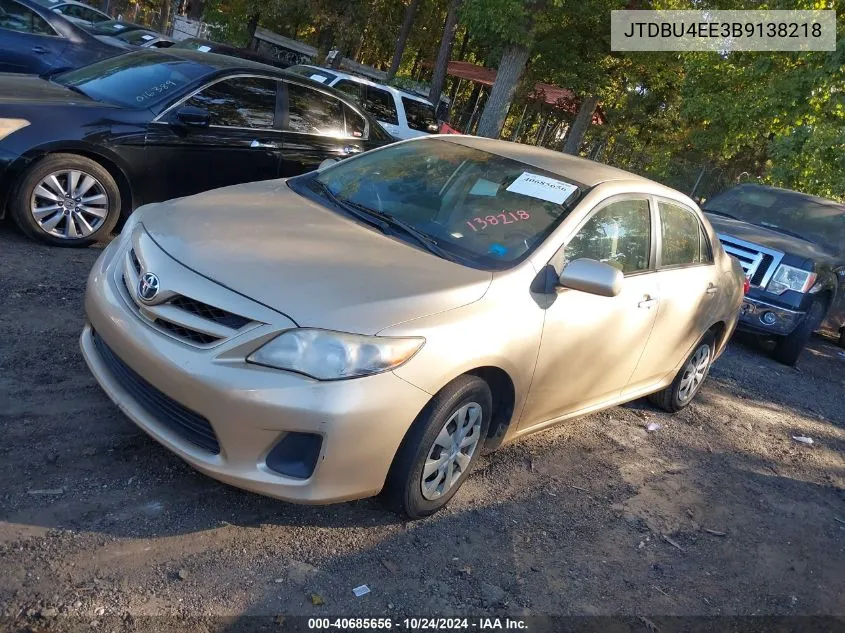 JTDBU4EE3B9138218 2011 Toyota Corolla Le