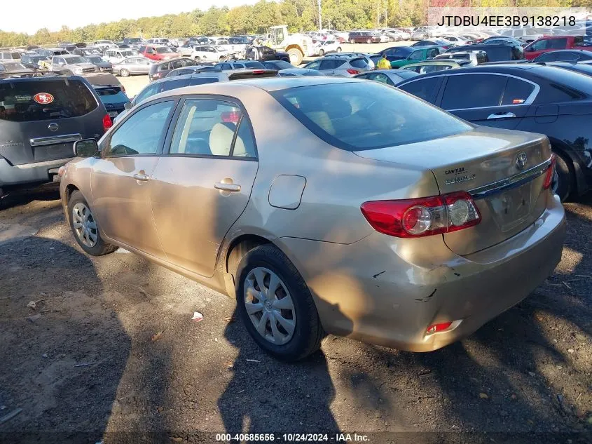 JTDBU4EE3B9138218 2011 Toyota Corolla Le