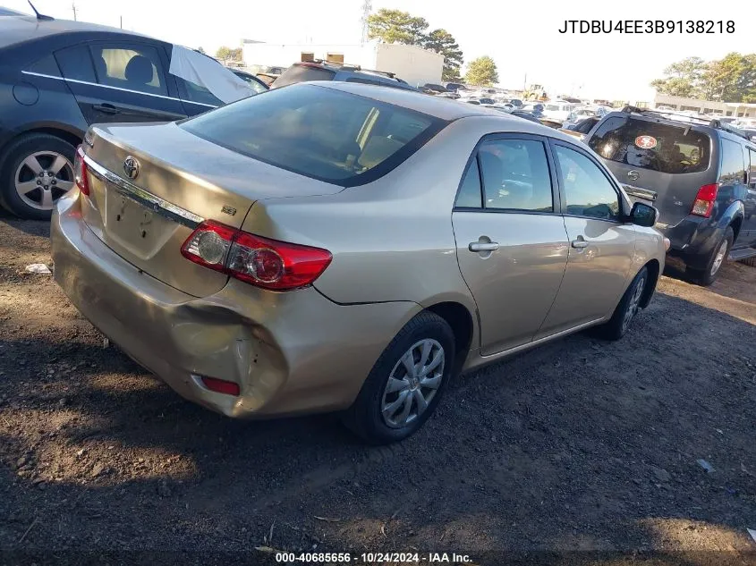 JTDBU4EE3B9138218 2011 Toyota Corolla Le