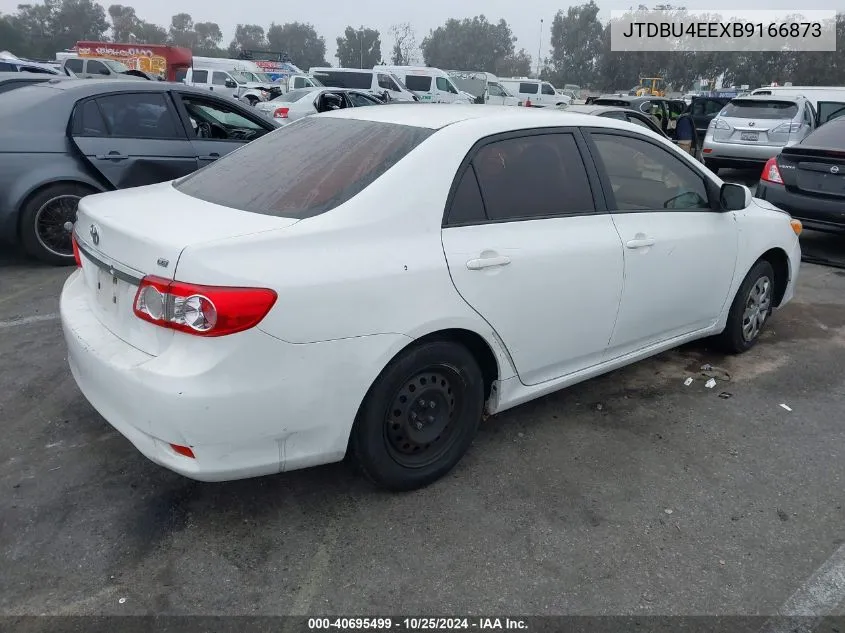 2011 Toyota Corolla Le VIN: JTDBU4EEXB9166873 Lot: 40695499