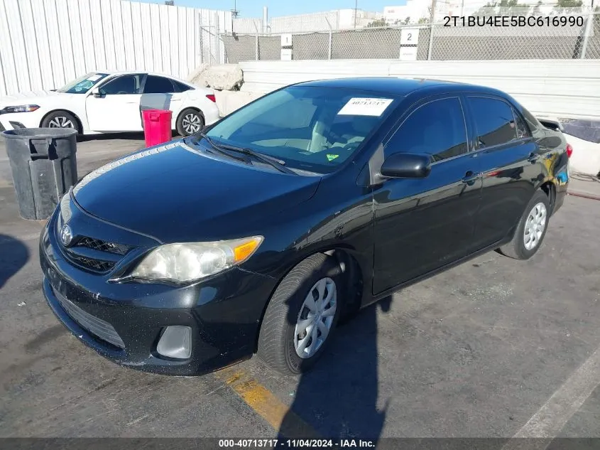 2011 Toyota Corolla Le VIN: 2T1BU4EE5BC616990 Lot: 40713717