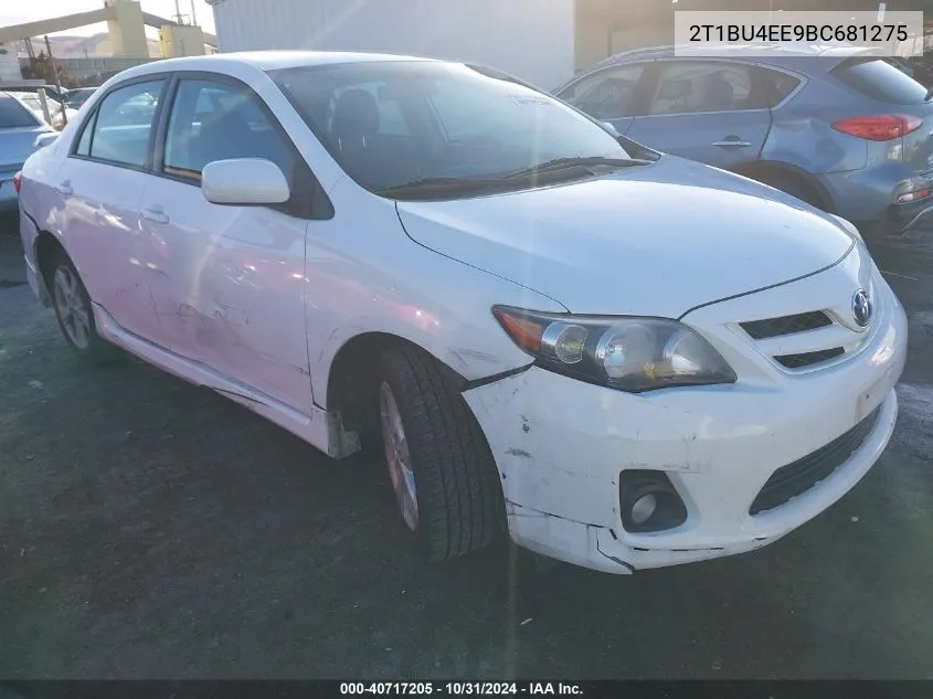 2T1BU4EE9BC681275 2011 Toyota Corolla S