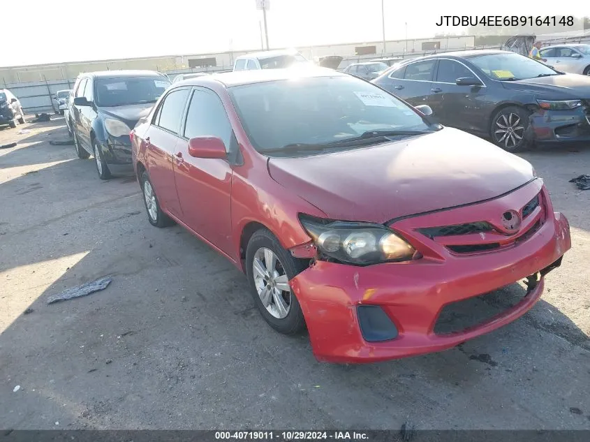 2011 Toyota Corolla S/Le VIN: JTDBU4EE6B9164148 Lot: 40719011