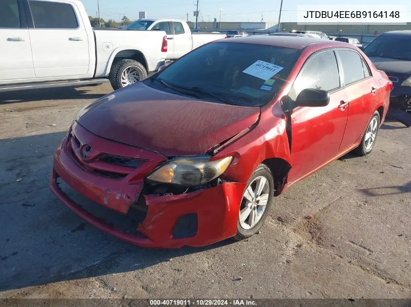 2011 Toyota Corolla S/Le VIN: JTDBU4EE6B9164148 Lot: 40719011