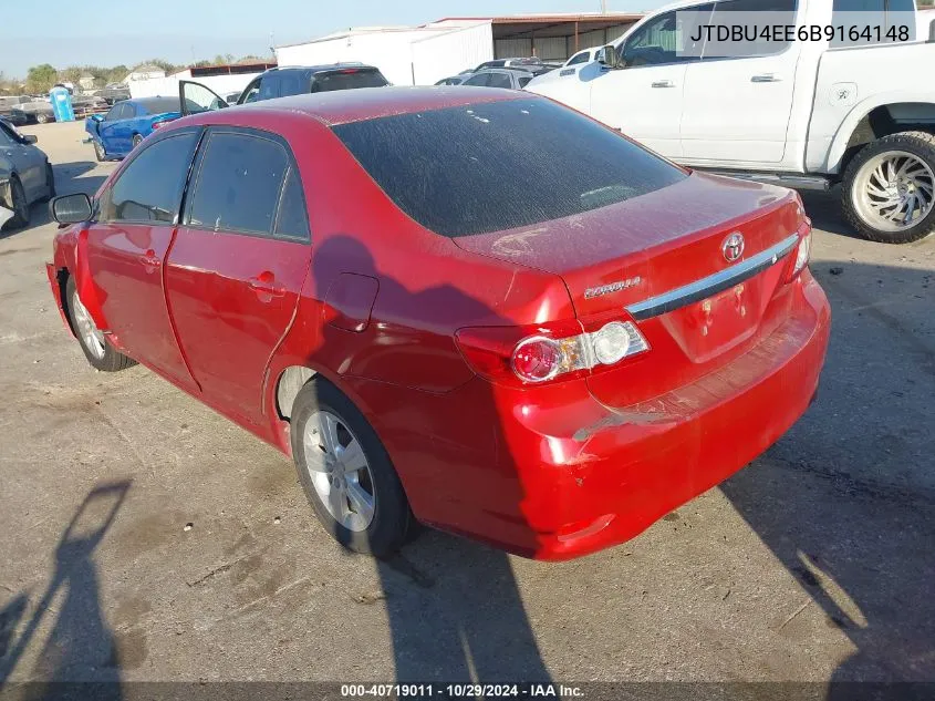 2011 Toyota Corolla S/Le VIN: JTDBU4EE6B9164148 Lot: 40719011