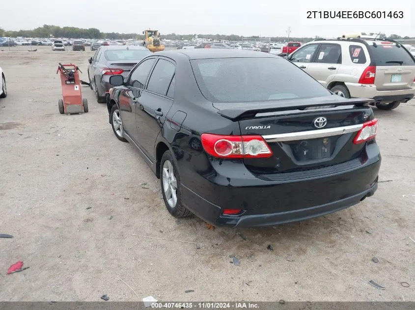 2T1BU4EE6BC601463 2011 Toyota Corolla S