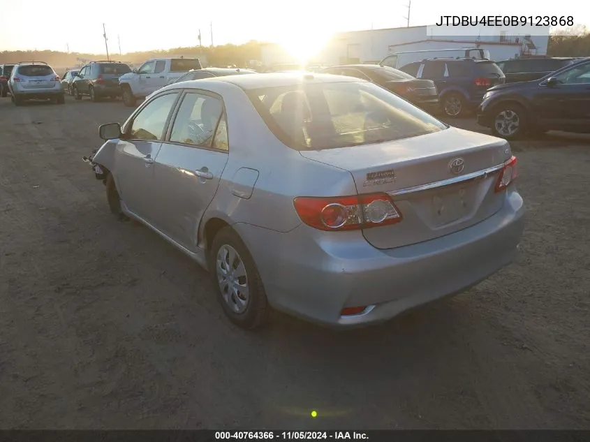 2011 Toyota Corolla Le VIN: JTDBU4EE0B9123868 Lot: 40764366