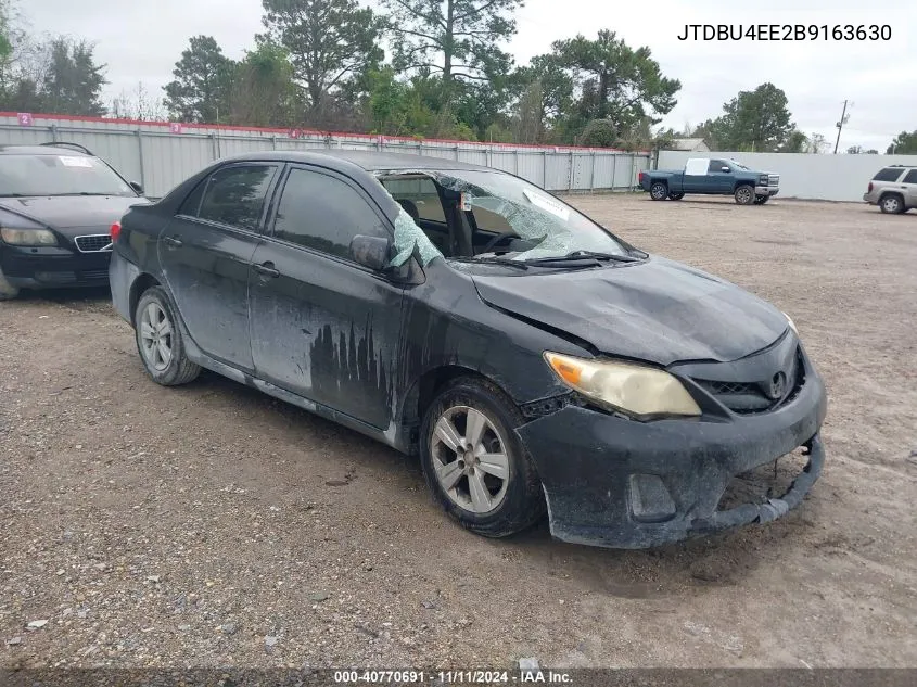 2011 Toyota Corolla Le VIN: JTDBU4EE2B9163630 Lot: 40770691