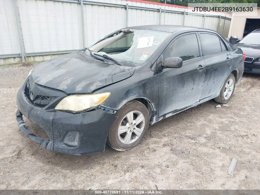 2011 Toyota Corolla Le VIN: JTDBU4EE2B9163630 Lot: 40770691