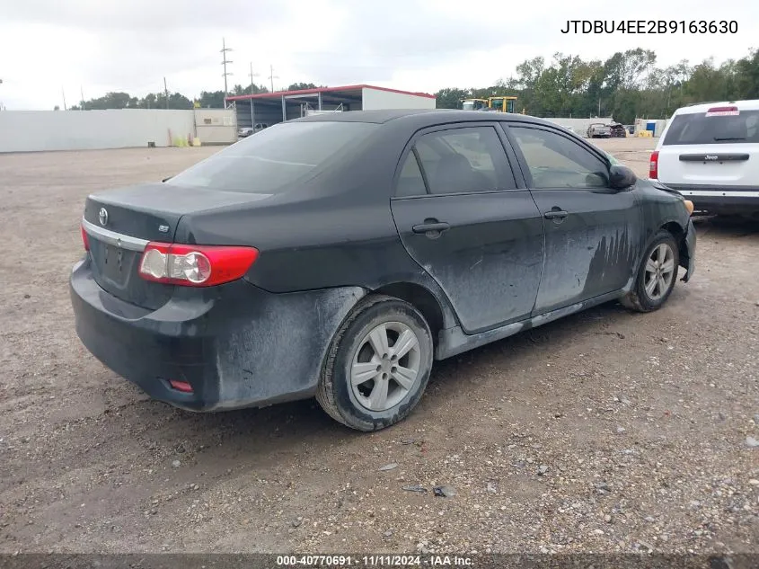 2011 Toyota Corolla Le VIN: JTDBU4EE2B9163630 Lot: 40770691