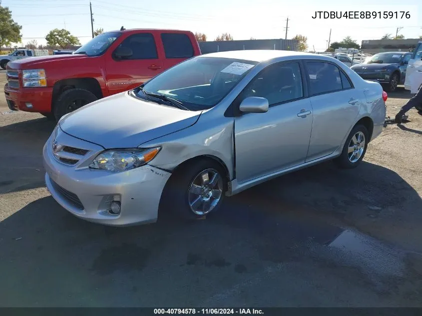 2011 Toyota Corolla Le VIN: JTDBU4EE8B9159176 Lot: 40794578