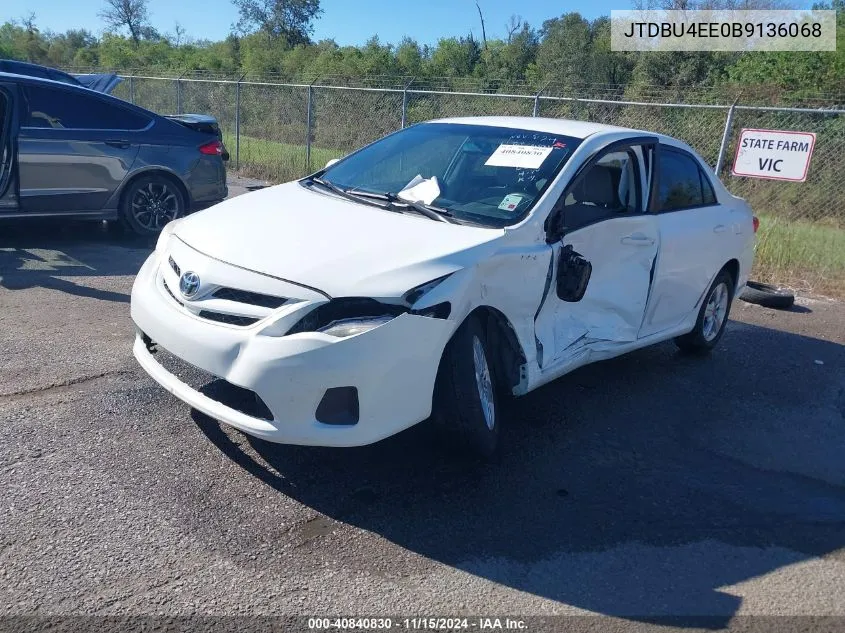 JTDBU4EE0B9136068 2011 Toyota Corolla Le