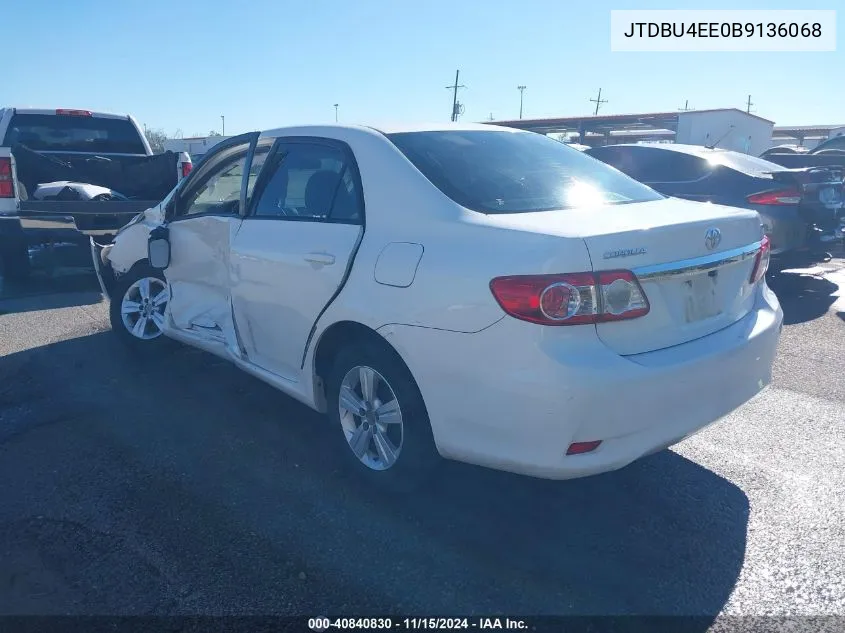 JTDBU4EE0B9136068 2011 Toyota Corolla Le