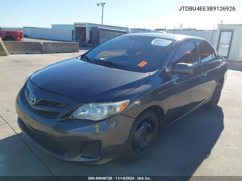 JTDBU4EE3B9126926 2011 Toyota Corolla Le