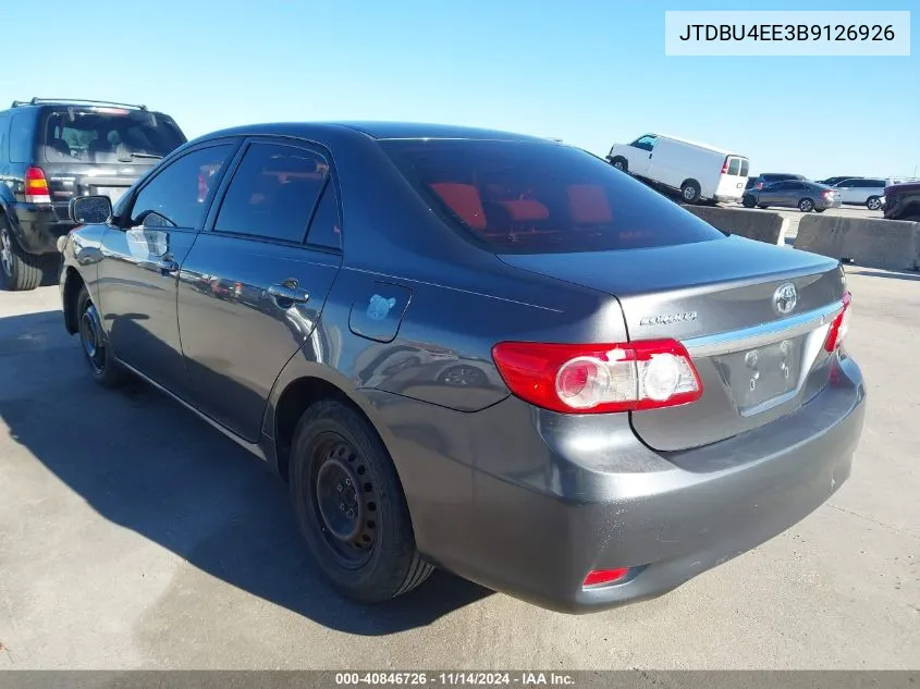 JTDBU4EE3B9126926 2011 Toyota Corolla Le