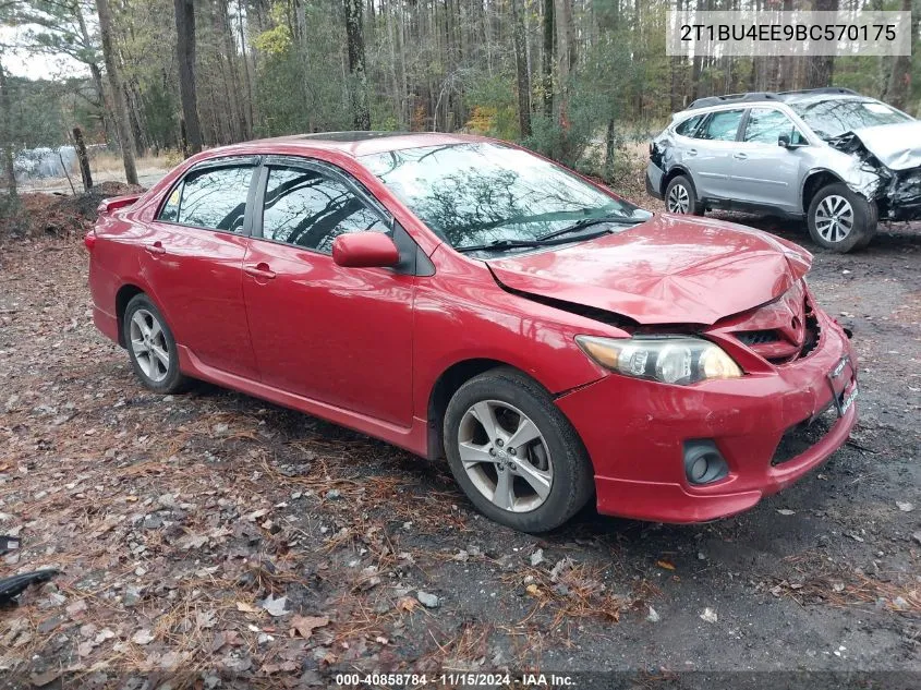 2011 Toyota Corolla S VIN: 2T1BU4EE9BC570175 Lot: 40858784