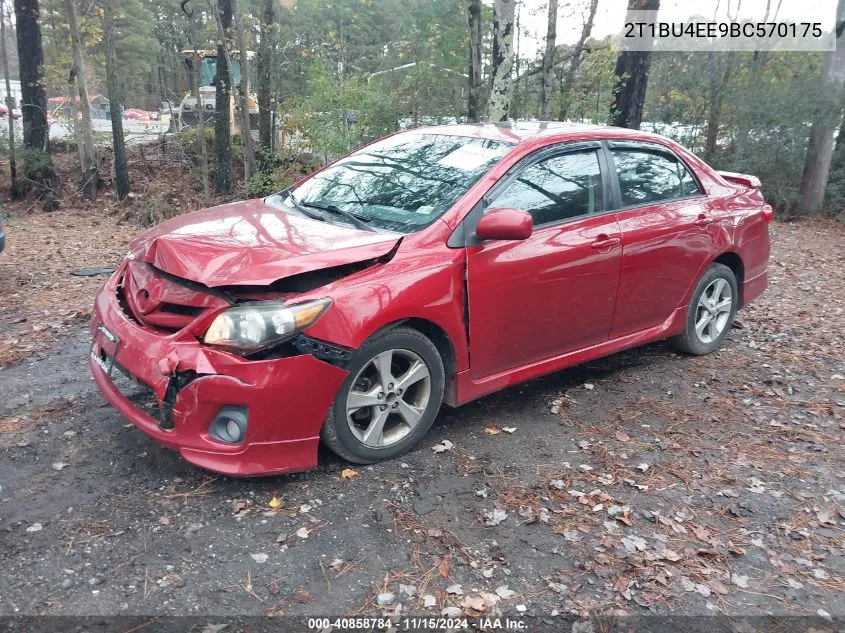 2011 Toyota Corolla S VIN: 2T1BU4EE9BC570175 Lot: 40858784