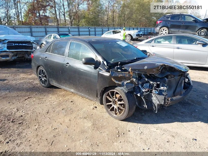 2T1BU4EE3BC550181 2011 Toyota Corolla Le