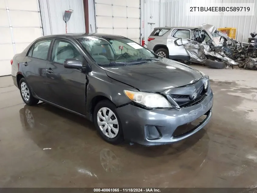 2011 Toyota Corolla S/Le VIN: 2T1BU4EE8BC589719 Lot: 40861065