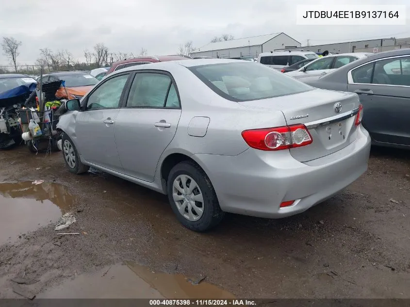 2011 Toyota Corolla Le VIN: JTDBU4EE1B9137164 Lot: 40875398