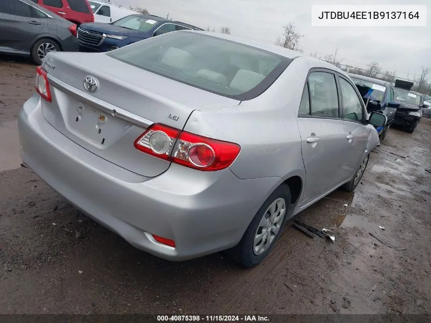 2011 Toyota Corolla Le VIN: JTDBU4EE1B9137164 Lot: 40875398