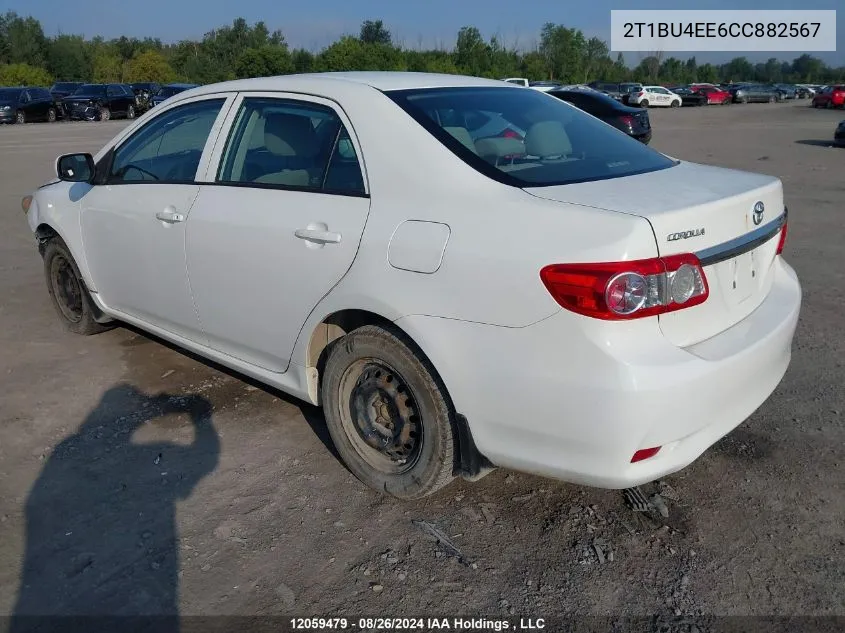 2T1BU4EE6CC882567 2012 Toyota Corolla S/Le