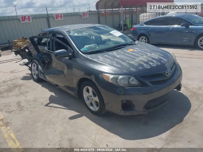 2T1BU4EE2CC811592 2012 Toyota Corolla S