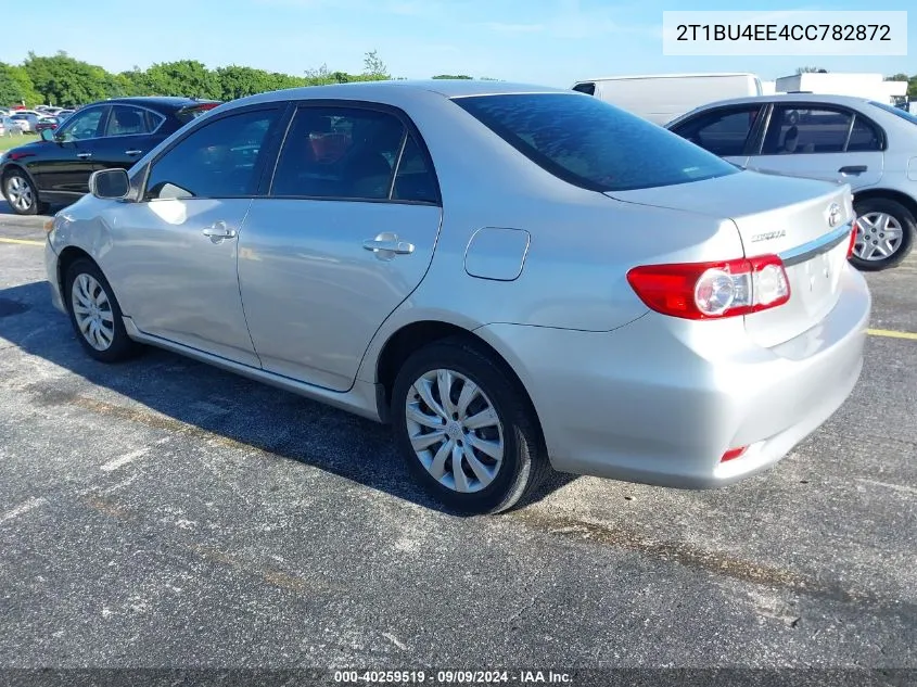 2T1BU4EE4CC782872 2012 Toyota Corolla Le