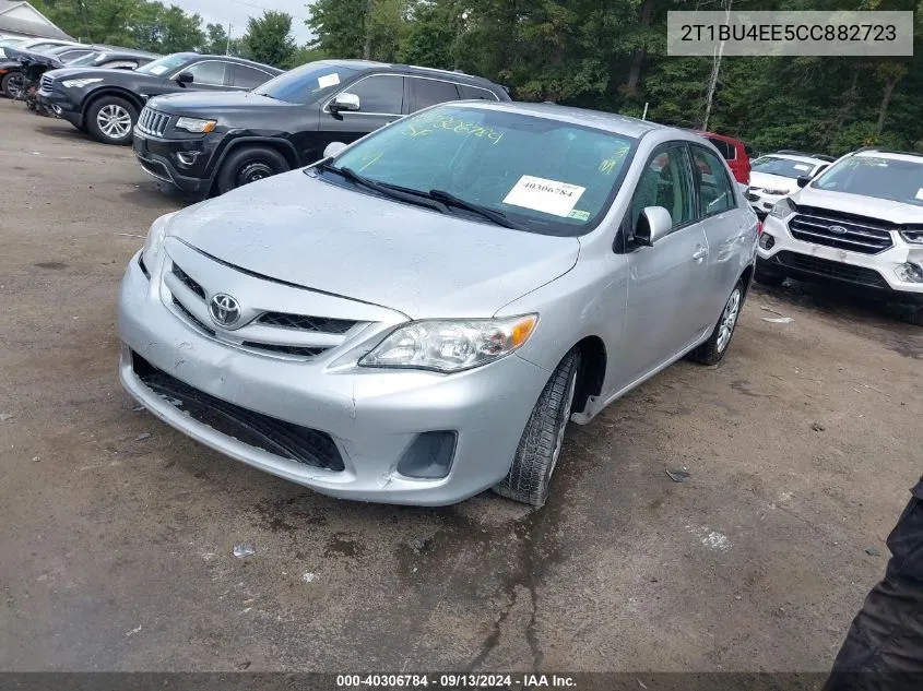 2012 Toyota Corolla Le VIN: 2T1BU4EE5CC882723 Lot: 40306784