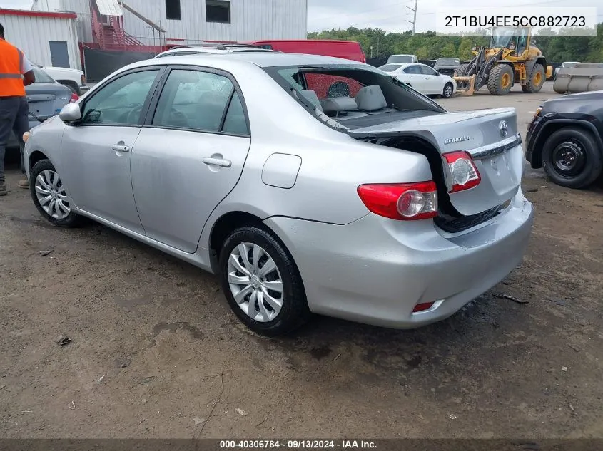 2012 Toyota Corolla Le VIN: 2T1BU4EE5CC882723 Lot: 40306784