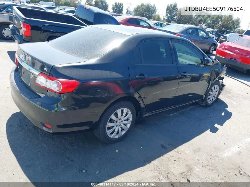 JTDBU4EE5C9176504 2012 Toyota Corolla Le