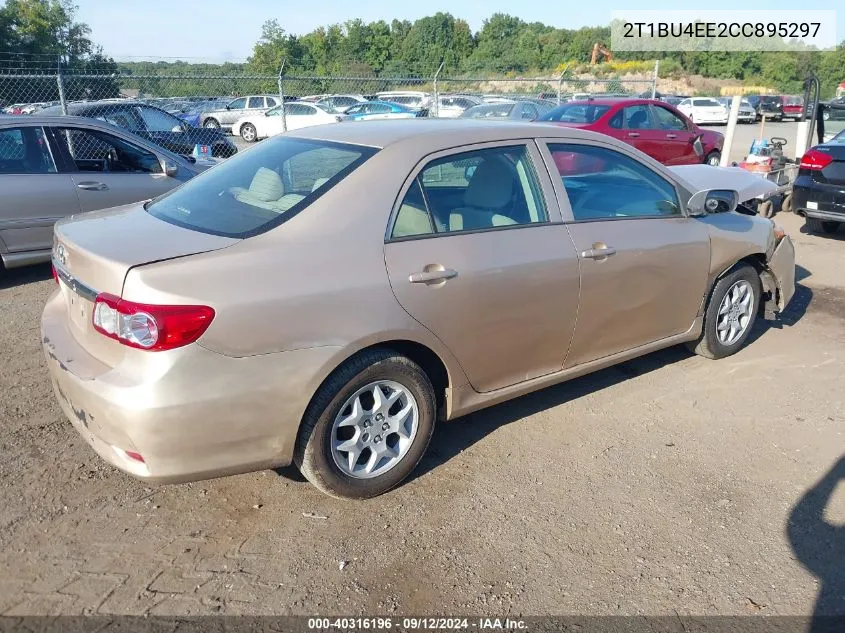 2012 Toyota Corolla L VIN: 2T1BU4EE2CC895297 Lot: 40316196