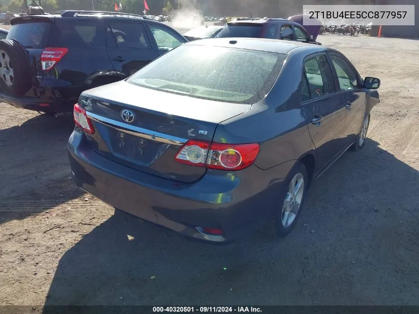 2T1BU4EE5CC877957 2012 Toyota Corolla Le