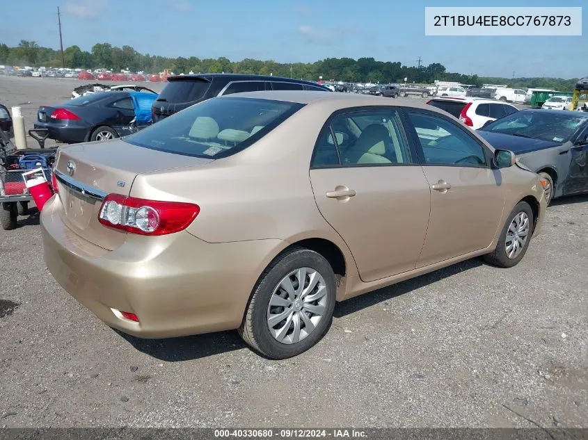 2T1BU4EE8CC767873 2012 Toyota Corolla S/Le