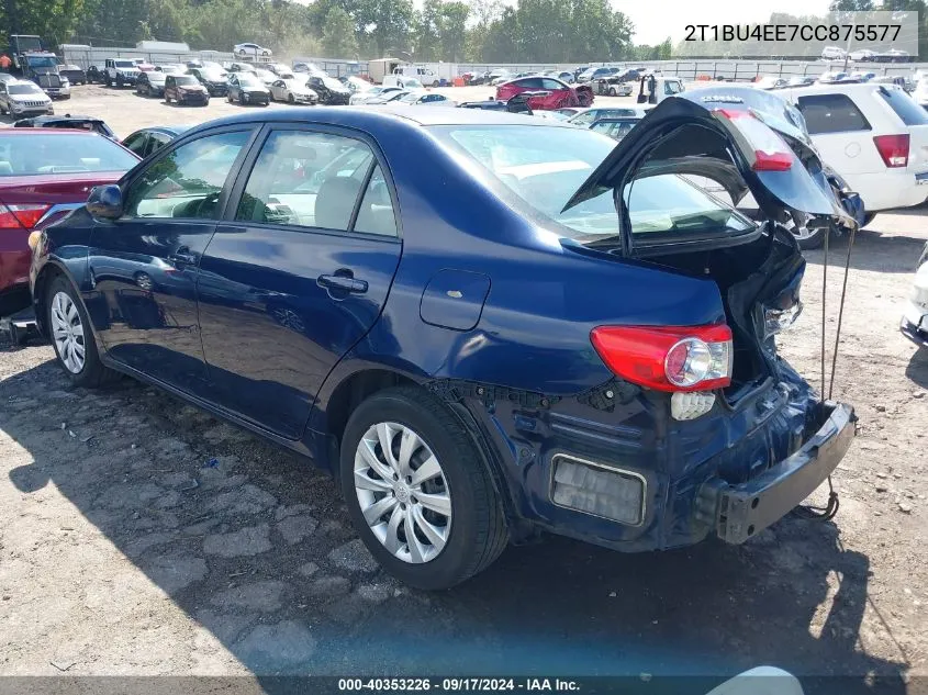 2T1BU4EE7CC875577 2012 Toyota Corolla Le