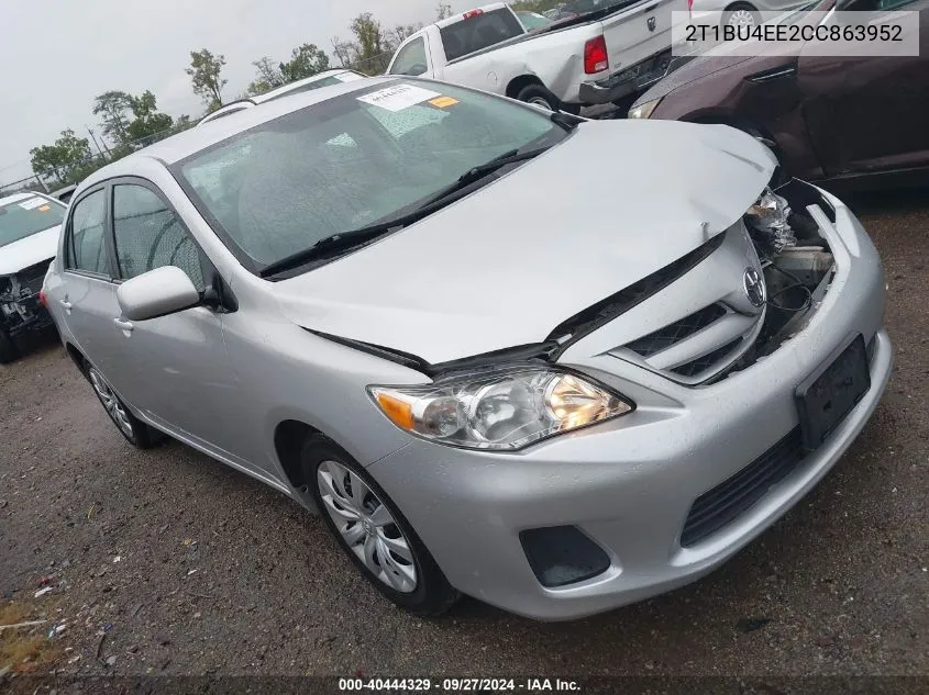 2T1BU4EE2CC863952 2012 Toyota Corolla Le