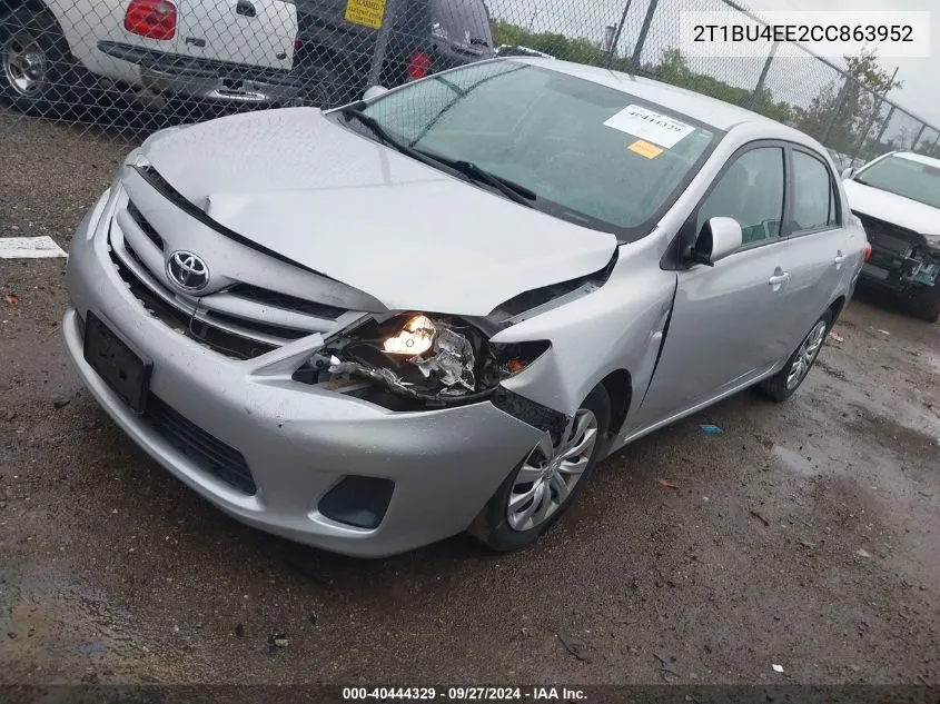 2T1BU4EE2CC863952 2012 Toyota Corolla Le