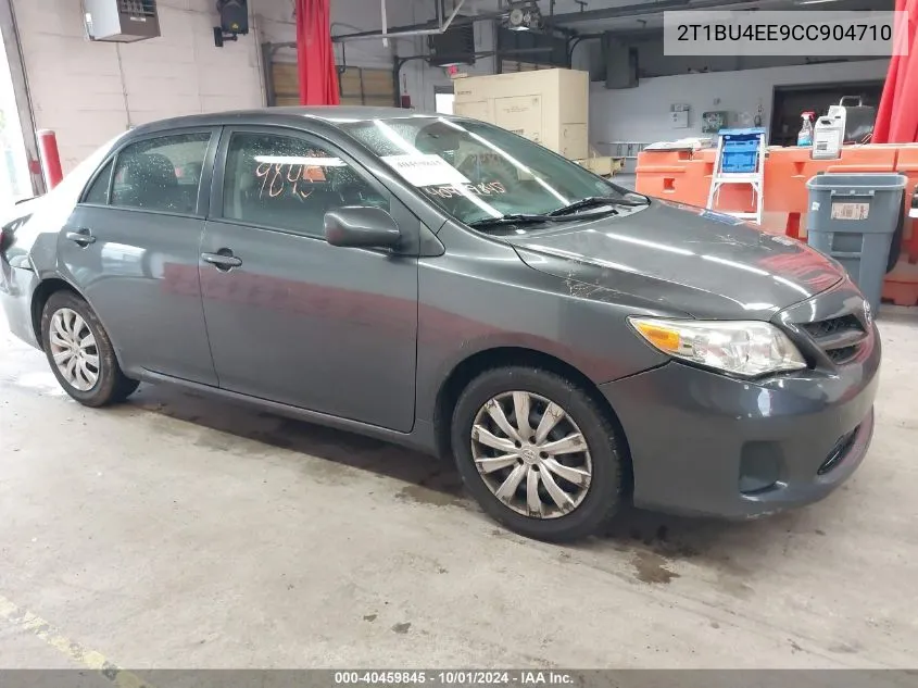 2T1BU4EE9CC904710 2012 Toyota Corolla Le