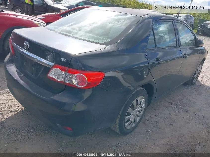 2T1BU4EE9CC904576 2012 Toyota Corolla Le