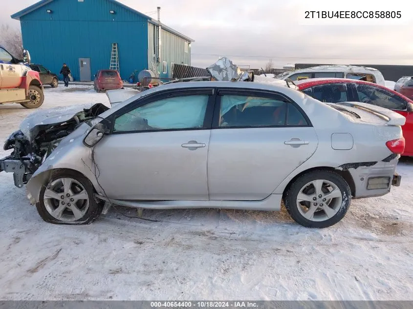 2T1BU4EE8CC858805 2012 Toyota Corolla S