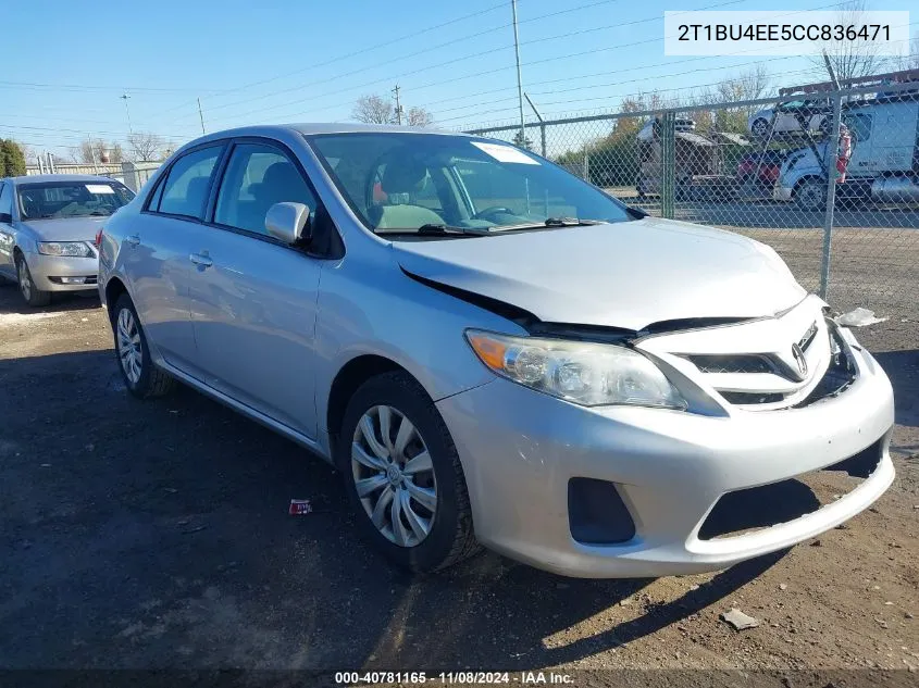 2T1BU4EE5CC836471 2012 Toyota Corolla Le