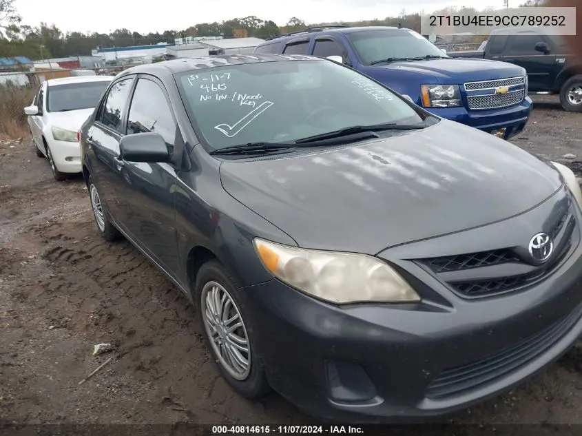 2T1BU4EE9CC789252 2012 Toyota Corolla Le