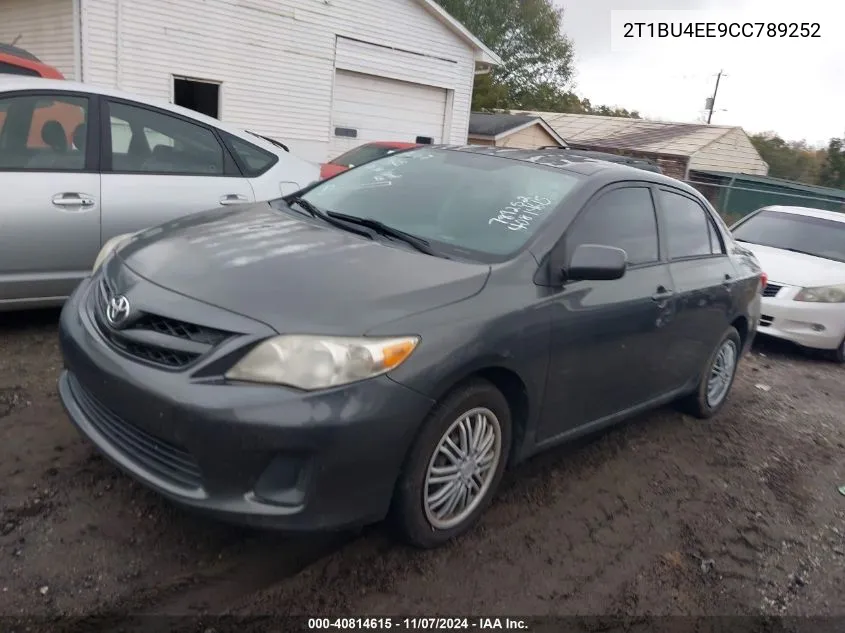 2T1BU4EE9CC789252 2012 Toyota Corolla Le